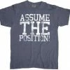 American Classics Animal House Assume The Position Adult T-shirt Shirts / Tops