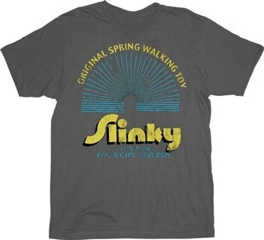 Art Box Juno Slinky Spring Walking Toy T-Shirt Shirts / Tops 3 Art Box Juno Slinky Spring Walking Toy T-Shirt Shirts / Tops