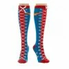 Bioworld Faux Lace Up Wonder Woman Knee High Socks