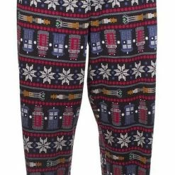 Underboss Fair Isle Tardis Dalek Sonic Screwdriver Snowflakes Lounge Pants