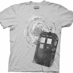 Ripple Junction Men's Shirts Tardis Time Vortex Phone Booth T-shirt