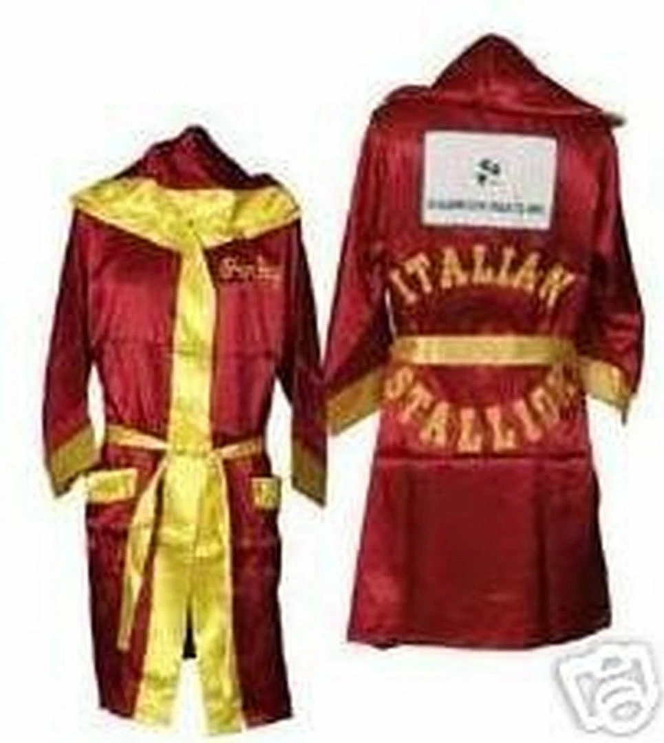 Costume Agent RED Movie Italian Stallion Boxing Robe Robes 3 Costume Agent RED Movie Italian Stallion Boxing Robe Robes
