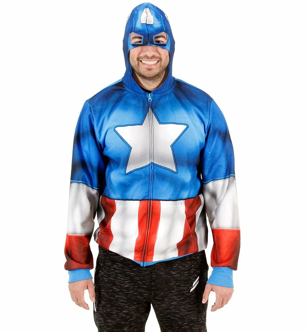 Mad Engine Captain America Fleece Zip Hoodie And Backpack Hoodies 8 Mad Engine Captain America Fleece Zip Hoodie And Backpack Hoodies