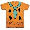 Bioworld Men's Shirts The Flintstones Fred Costume T-shirt