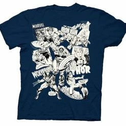 Jem Shirts / Tops UV Collage Navy Youth T-shirt