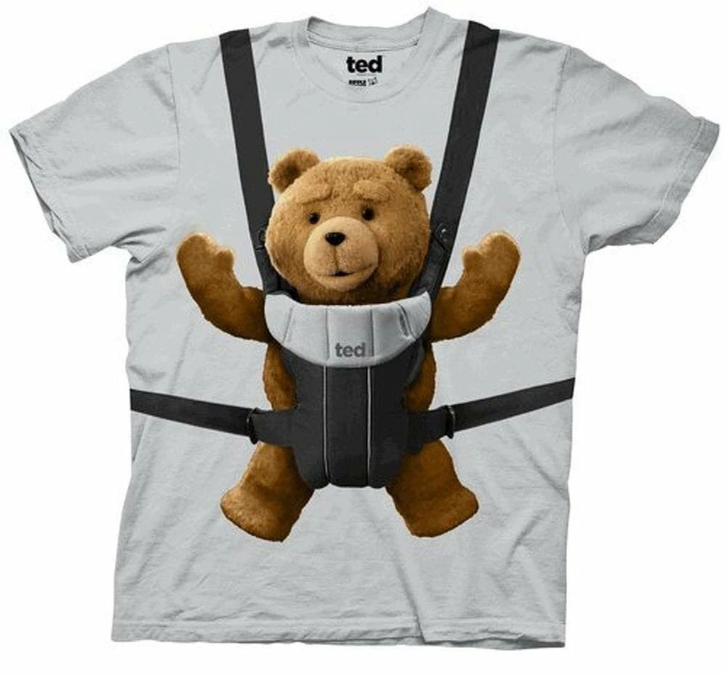 Ripple Junction Shirts / Tops Ted Bear Baby Bjorn Carrier T-shirt 3 Ripple Junction Shirts / Tops Ted Bear Baby Bjorn Carrier T-shirt