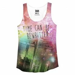 Ripple Junction Doctor Who Time Can Be Rewritten Racerback Tank