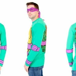TVStoreOnline TMNT Long Sleeves Costume T-shirt & Eye Mask