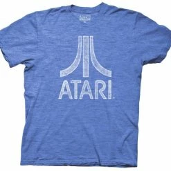Ripple Junction Atari Distressed Logo Adult T-Shirt Men's Shirts