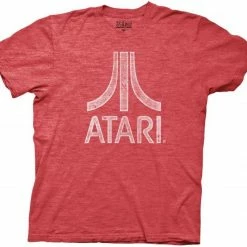 Ripple Junction Atari Distressed Logo Adult T-Shirt Men's Shirts