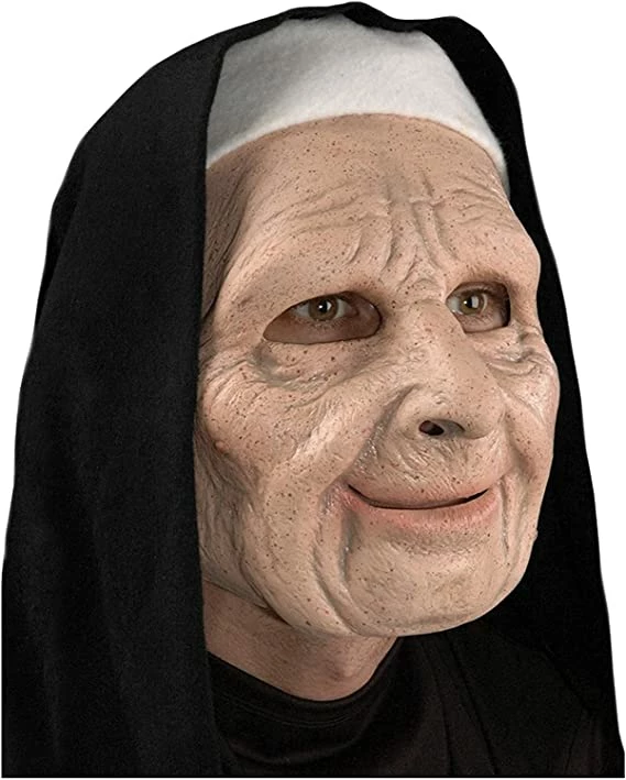 Costume Agent NEW ARRIVALS Nun On The Run Halloween Costume Mask Scary Cosplay 3 Costume Agent NEW ARRIVALS Nun On The Run Halloween Costume Mask Scary Cosplay