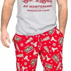 Costume Agent Pajamas / Underwear Christmas Vacation Cousin Eddie's Shirt And Shitters Full Pants Set