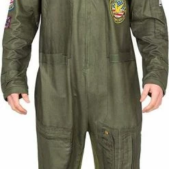 Briefly Stated Top Gun Flight Suit Costume Pajama Union Suit
