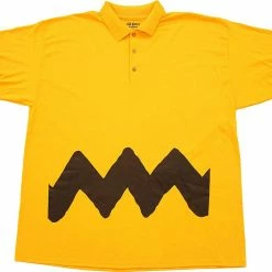 Art Box Charlie Brown Polo Button Up Costume T-Shirt