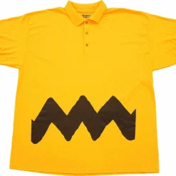 Art Box Charlie Brown Polo Button Up Costume T-Shirt