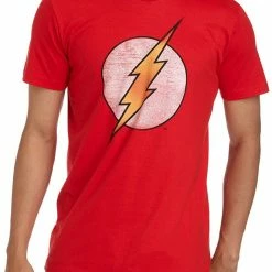 Trevco The Flash Lightning Bolt Faded Logo T-shirt