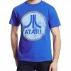 Ripple Junction Atari Faded Logo Adult Royal Blue T-shirt