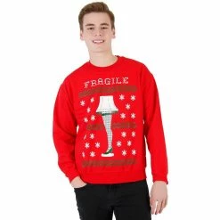 Ripple Junction Sweaters & Sweatshirts A Christmas Story Leg Lamp Fleece Sweatshirt