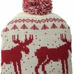 Concept One Home Alone Movie Adult Kevin McCallister Replica Moose Pom Beanie Beanies
