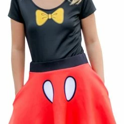 Mighty Fine Minnie Mouse Bodysuit And Skirt Costume Set