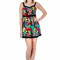Mighty Fine Dresses / Leggings Marvel Super Heroes All Over Sweetheart Dress