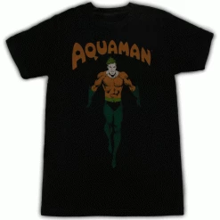 Trevco Shirts / Tops Aquaman Standing Faded T-shirt