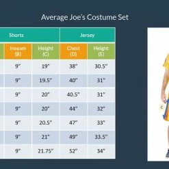 Art Box/Ripple Junction Average Joe's Costume Jersey Set MOVIES