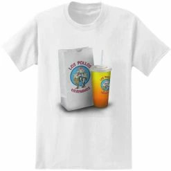 Isaac Morris Shirts / Tops Los Pollos Hermanos Food Bag White T-Shirt