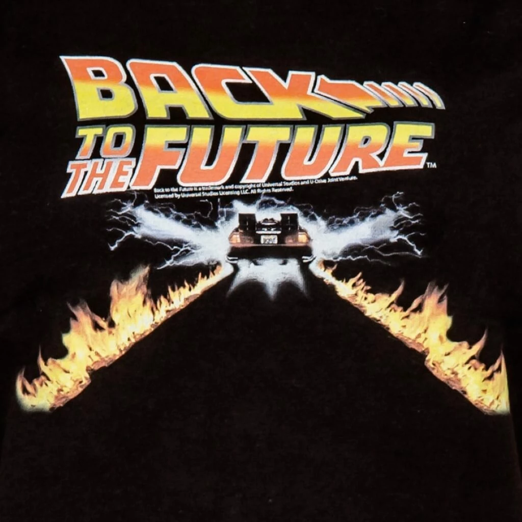 American Classics Back To The Future Flames Juniors T-shirt Shirts / Tops 4 American Classics Back To The Future Flames Juniors T-shirt Shirts / Tops