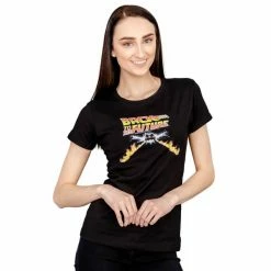 American Classics Back To The Future Flames Juniors T-shirt Shirts / Tops 8 American Classics Back To The Future Flames Juniors T-shirt Shirts / Tops