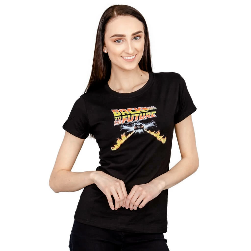 American Classics Back To The Future Flames Juniors T-shirt Shirts / Tops 5 American Classics Back To The Future Flames Juniors T-shirt Shirts / Tops