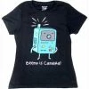 Mighty Fine Beemo Is Camera Juniors Black T-shirt 1 Mighty Fine Beemo Is Camera Juniors Black T-shirt