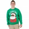 Life Clothing Big Papa Noel Fleece Ugly Christmas Xmas Sweater Sweatshirt Sweaters & Sweatshirts