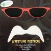 Costume Agent Blonde Wrestler Costume Mustache Accessories / Footwear