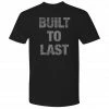 Costume Agent TV SHOWS Built To Last Black T-shirt