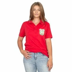 Ripple Junction Bushwood Mens Red Polo Tee Shirts / Tops