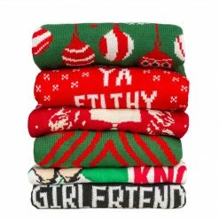 Costume Agent Sweaters & Sweatshirts Buzz Your Girlfriend Woof Ugly Christmas Sweater
