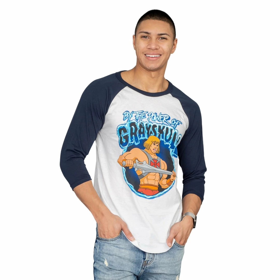 Mighty Fine By The Power Of Grayskull Raglan T-Shirt 5 Mighty Fine By The Power Of Grayskull Raglan T-Shirt