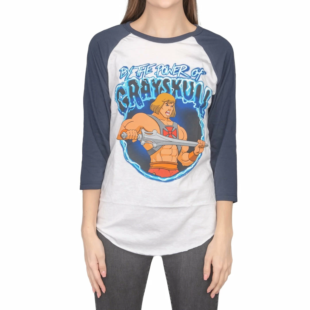 Mighty Fine By The Power Of Grayskull Raglan T-Shirt 6 Mighty Fine By The Power Of Grayskull Raglan T-Shirt