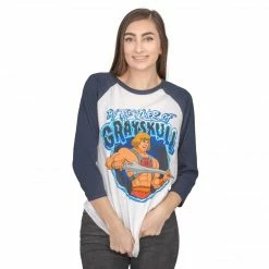 Mighty Fine By The Power Of Grayskull Raglan T-Shirt