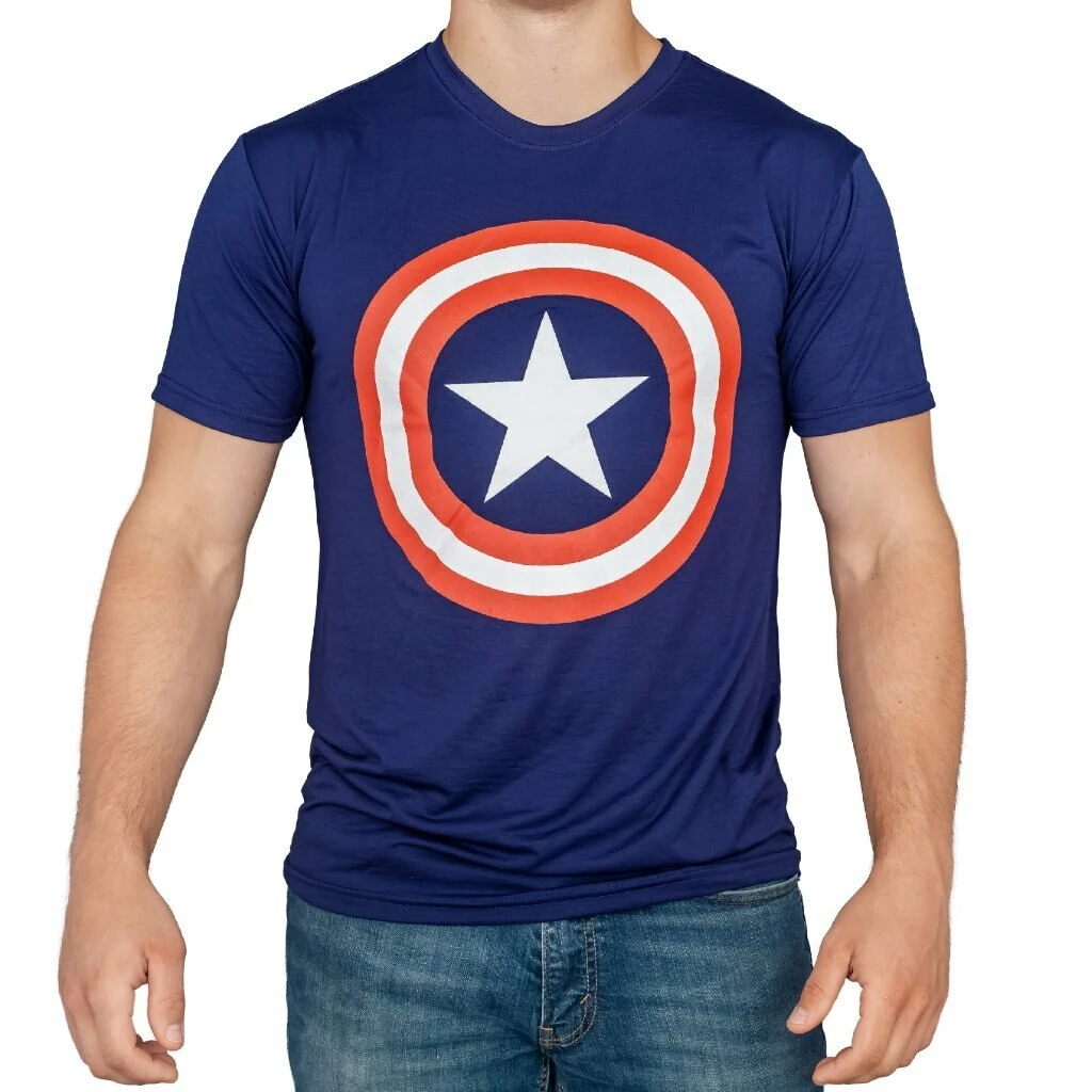 Mad Engine/Kids Republic Captain America Shield Performance T-Shirt Shirts / Tops 3 Mad Engine/Kids Republic Captain America Shield Performance T-Shirt Shirts / Tops