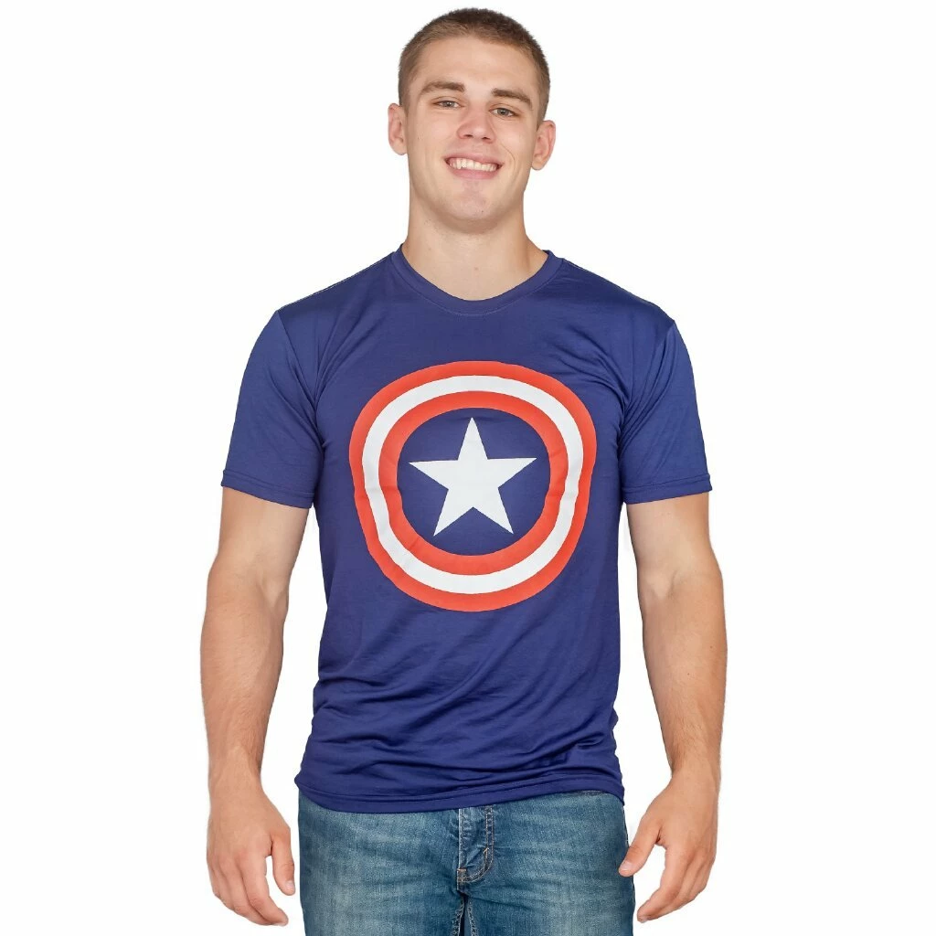 Mad Engine/Kids Republic Captain America Shield Performance T-Shirt Shirts / Tops 5 Mad Engine/Kids Republic Captain America Shield Performance T-Shirt Shirts / Tops