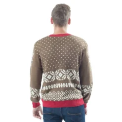 Junk Food Chewbacca Big Face With Santa Hat Ugly Christmas Sweater Sweaters & Sweatshirts