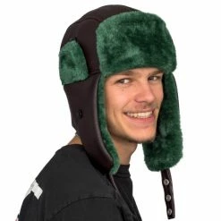 Concept One Christmas Vacation Cousin Eddie Trapper Faux Fur Hat Hats