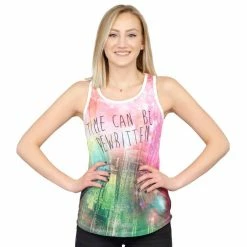 Ripple Junction Doctor Who Time Can Be Rewritten Racerback Tank