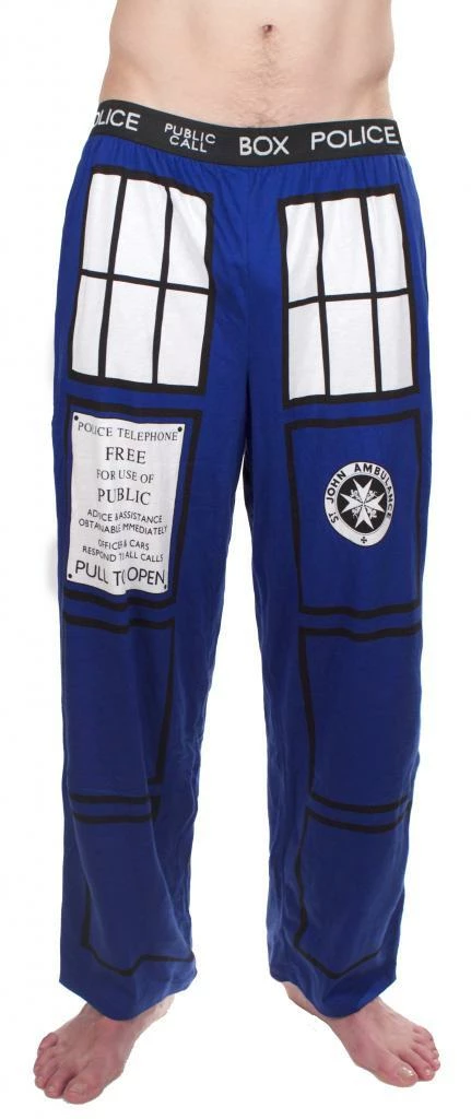 Underboss Doctor Who TARDIS Print Lounge Pants 3 Underboss Doctor Who TARDIS Print Lounge Pants