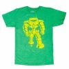 Ames Bros Man-Bot Vintage Graphic Green Adult T-shirt