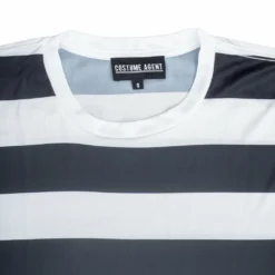 Costume Agent Halloween Costume Waldo Robber Striped Long Sleeve Shirt