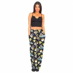 TVStoreOnline NEW ARRIVALS Star Wars The Mandalorian Baby Yoda Pajamas Black Lounge Pants
