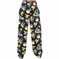 TVStoreOnline NEW ARRIVALS Star Wars The Mandalorian Baby Yoda Pajamas Black Lounge Pants